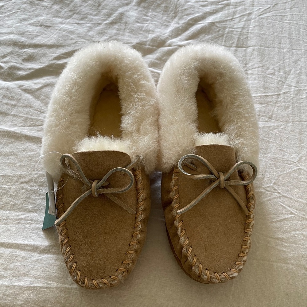 LL Bean moccasin slippers